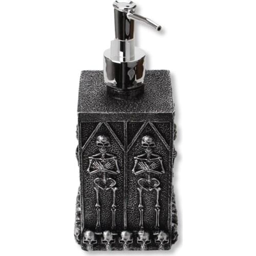 460ML Skull Refillable Hand Liquid Soap Dispenser Lotion Bottle Sanitizer Container For Kitchen Bathroom Halloween Decoration