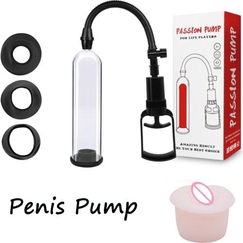 Male Penis Enlargement Vacuum Pumps Penis Pump Cock Dick Expand Machine Penis Extender Adult Male Massager Sexy Product for Men