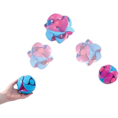 Hand-thrown color-changing ball transforming ball telescopic ball novelty decompression toy children birthday gift