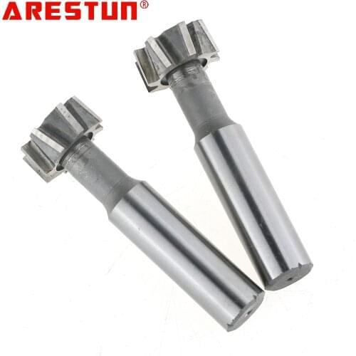 Set of M2 HSS T slo Milling Arestun mill Router Bit One Blade Metal professional Drills 6mm endmill