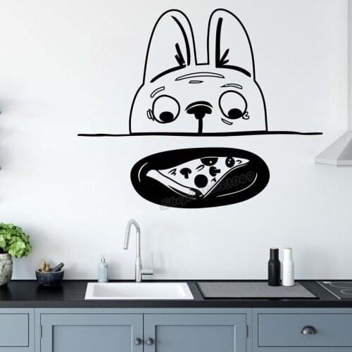Kitchen Wall decal Cook The heart of home Kitchen Decor Cooking Cuisine Pizza Wall Sticker for Kitchen Decor Vinyl Decal B303