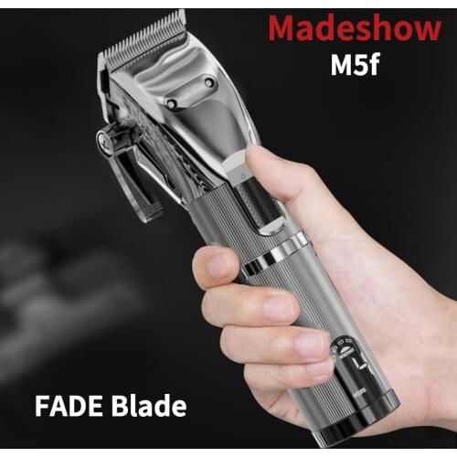 M5F Professional Hair Clipper Cordless Powerful Haircut Trimmer Top Quality Barber Hair Cutting Machine Grooming Instrument