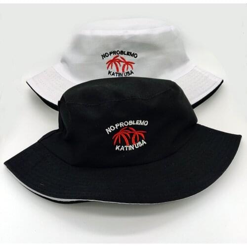 2020 Spring Neutral Bucket fishing Hats Sunscreen sun cap Smiley Double-sided wear Spring lady fisherman hat