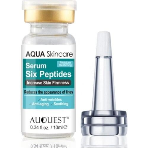 Six Peptides Serum Liquid Hyaluronic Acid Anti-wrinkles Whitening Collagen Face Lift Skin Care Liusheng Peptide Stock Solution