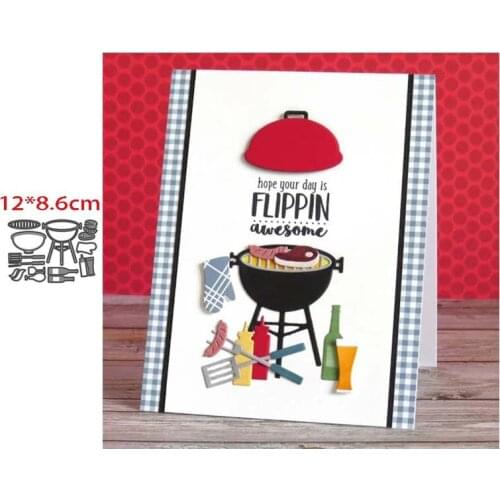 Old Sirius Picnic tableware Metal cutting dies cut die mold card Scrapbook paper craft knife mould blade punch stencils new die