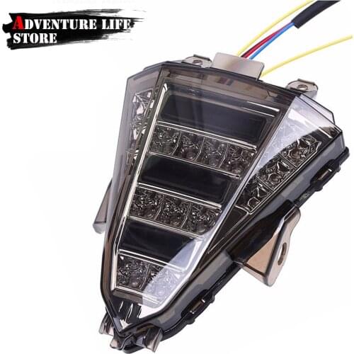 Motorcycle LED Tail Light Running Stop Brake Rear Warning Signal Indicator Lamp 12V For YAMAHA R15 R 15 R-15 2013 2014 2015 2016