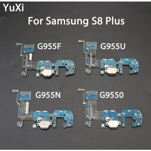 USB Charging Jack Flex Cable for Samsung Galaxy S8 plus G955F G955U G955N G9550 Port Microphone USB Socket Dock Connector
