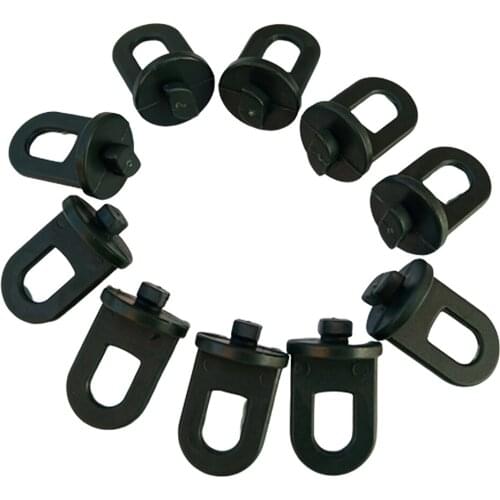 10Pcs/Set Plastic Greenhouse ing Hooks Flower ers Garden Gadgets Black
