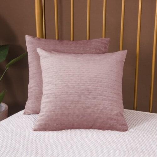 PHF Velvet Throw Pillow Covers Decorative Square Black Pink Sleep Pillowcase Bedroom 2 Pcs Cushion Cover For Luxury Home Decor