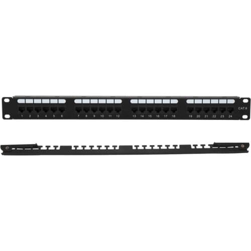 24 Port Patch Panel Engineering UTP Network Distribution Frame Cat 6 Unshielded RJ45 High quality