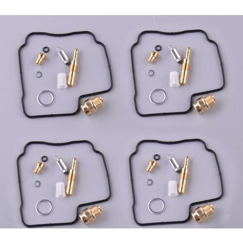 4 Sets Carburetor Repair Rebuild Kit Floating Needle Seat Motorcycle Fit For Honda CBR600F 1987 1988 1989 1990 CBR600