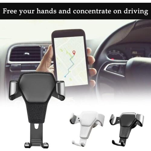 Car Phone Mount Universal Air Vent Phone Holder Gravity Mobile Phone Holder Air Vent Clip Stand Cell Phone Fits Most Cars
