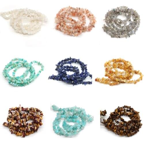 Natural Stone Beads Irregular Lapis lazuli Amazonites Chip Bead for Jewelry Making Design Necklace Bracelet Crafts