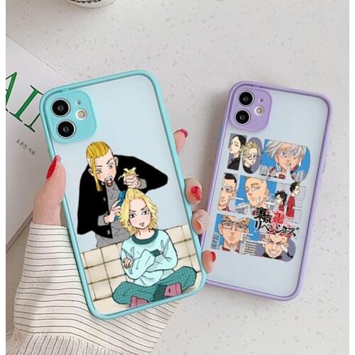 Anime Tokyo Revengers Phone Case Clear for Iphone 12 11 Pro Max Mini XS 8 7 6 6S Plus X SE 2020 XR Japan Cartoon Soft TPU Cover