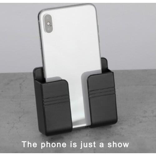 Phone Holder Phone Charging Holder Bracket Shelf Wall Mounted Storage Box