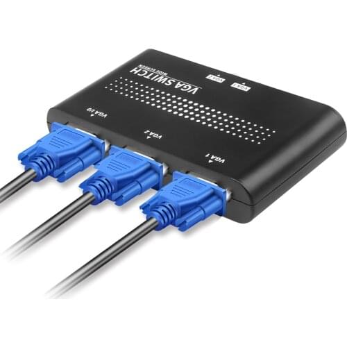 2 In 1 Out Vga Video Two-Way Switcher Vga/svga Manual Sharing Selector Switch Box Lcd Pc Wholesale