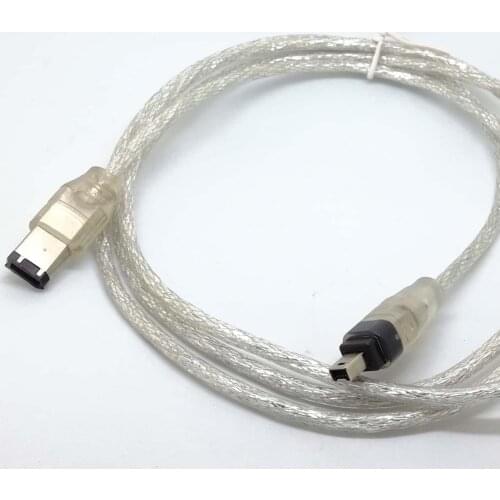 Fire Wire leads 4 FT 1.2m IEEE 1394 FireWire iLink DV Cable 6 Pin to 4 Pin cord new