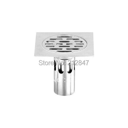 Stainless Steel Square Sink Floor Drain Strainer free shipping