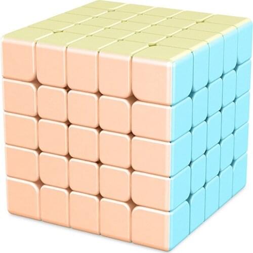 Meilong Macaron 3x3 Magic Cube 3x3x3 Stickerless Speed game Cubo magico Adult Fun Brain Toy magic Cubes Parent-child Gifts