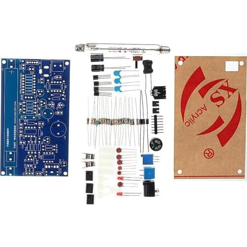 Unassembled DIY Geiger Counter Parts Kit Module Nuclear Radiation Detector with LCD Display Geiger Counter Module