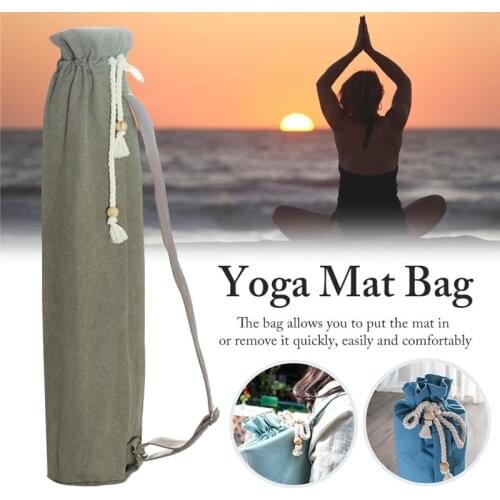 Portable Yoga Mat Bag Fitness Pilates Carry Bag Outdoor Sports Dance Storage Backpack