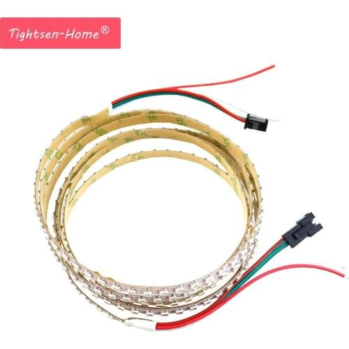 SK6812 1M 2M MINI 3535 addressable RGB led pixel strip 144LEDs/m DC5V NON waterproof with full color 144pixels/M 8mm WHITE PCB