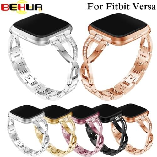 Watch Strap For Fitbit Versa Bracelet Wrist Band Smart Accessories 125mm-190mm Elegant Luxury Replacement watch band correa belt