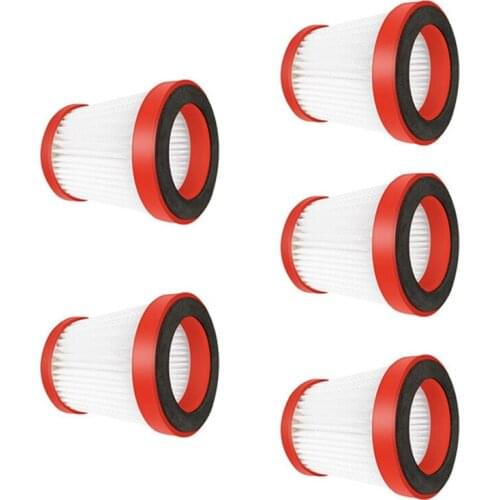 SANQ 5Pcs Filter for Xiaomi Deerma VC01 Handheld Vacuum Cleaner Accessories Replacement Filter Portable Dust Collector