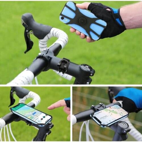 360 Degree Rotation Detachable Bicycle Mobile Phone Holde Motorcycle Mobile Phone Navigation Bracket Battery Car Fixing Frame