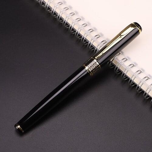 1pcs classic luxury all metal 0.5mm ballpoint pen ball pen office school supplies