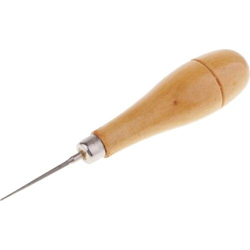 Wooden Handle Beading Awl Reamer Jewellery Making DIY Craft Jewelers Tools