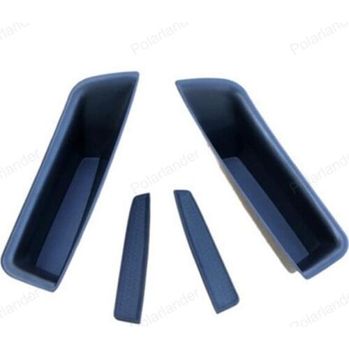 Car Styling door handle Armrest storage box Front door / back door Container Holder For Porsche Macan 2014 2015 2Pcs