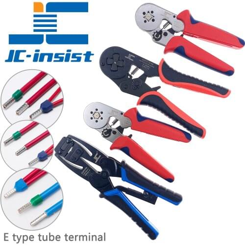 Tubular Terminal Crimping Pliers 0.25-10mm2 0.25-6mm2 quadrilateral hexagon