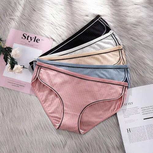 2XL-4XL Plus Size Panties For Women Cotton Seam Less Underwear Girl Briefs Ladies Sexy Lingerie Female Underpants Wholesale 2019