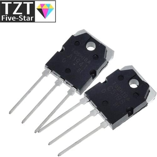 1pairs 2SC5198 2SA1941 TO3P ( A1941 + C5198) TO-3P Transistor original authentic