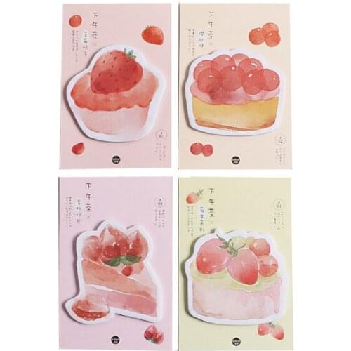 1pack/lot Afternoon Tea Series N Times Label Sticker Students School Supplies Sticky Notes