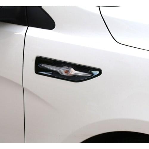 2pc for KIA K2 2011-2016 Door side lamp Decorative frame Steering lamp decoration