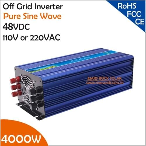 4000W 48VDC Pure Sine Wave PV Inverter Off Grid Solar& Wind Power Inverter, Surge Power 8000W PV Inverter with CE Approved