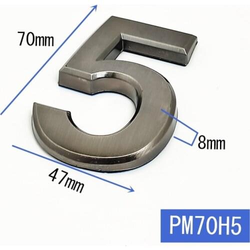 7CM Telephone Number Car Number Sticker Home House Door Number Address Hotel Room Floor Mail Box Number Label