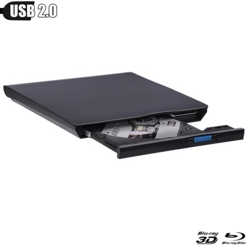 Bluray USB 2.0 External Optical Drive DVD Burner BD-ROM Blu-ray Player for Loptop Apple macbook Computer PC Notebook