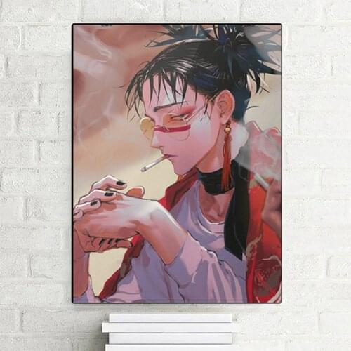 Choso Jujutsu Kaisen Chousou Anime Manga Canvas Painting Poster Print Wall Art Picture for Living Room Bedroom Home Decor Cuadro