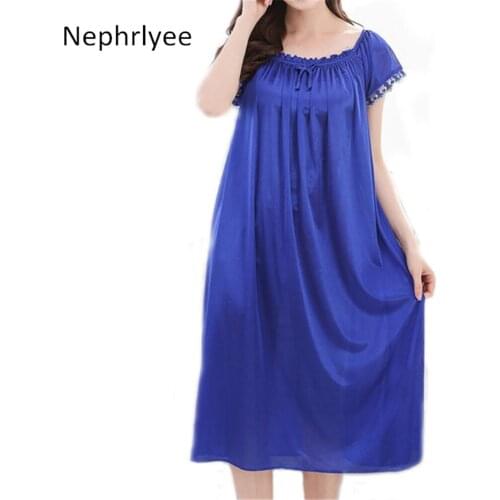 New Robe Bathrobe Women simualted silk Robes Sexy Navy Blue Robes Satin Robe Ladies Dressing Gowns