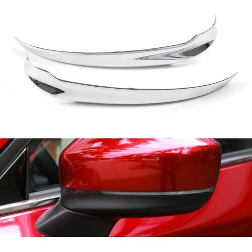 Chrome For Mazda cx5 2020 CX-5 CX-8 CX8 2017 2018 2019 Rearview Mirror Strip Cover Protection Trim Sticker