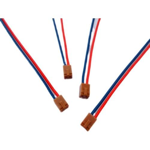 JAE 2.54 150mm Terminal Wire Brown Battery Cable Lighting Plug Wire 200pcs