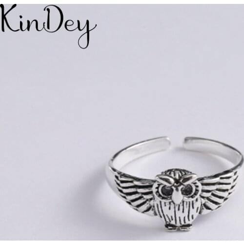 Summer Bohemian Ethnic Owl Ring For Women Female Fashion Finger Rings Korean Rings Girl Party Gift Gothic Jewelry