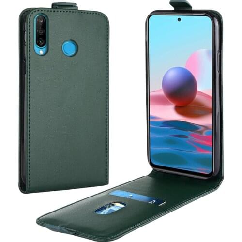 Flip Up and Down Leather Case for Huawei P30 Lite New Edition Case Vertical Cover for P 30 Lite New Edition Case Phone Bag