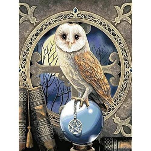 Bookcases owl DIY diamond painting Wolf animal dimaond embroidery full drill diamond painting mosaic full round drill murals