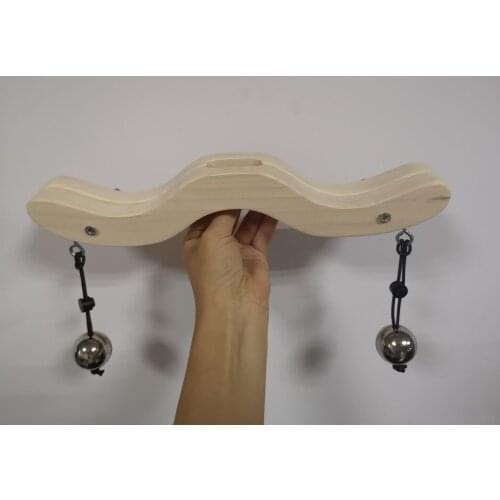 NEW Men Scrotum Braces Bdsm The Humbler Cbt Cock & Ball Torture Ball Stretcher Scrotal Fixture Ball Smasher Crusher Wood Humbler