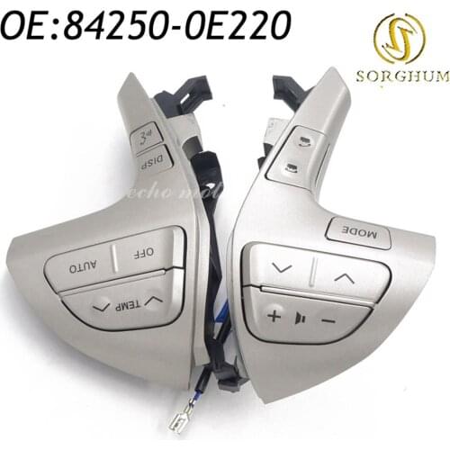 New 84250-0E220 Bluetooth Steering Wheel Audio Control Switch For 2011-2013 Toyota Hilux 2.7L L4 84250-0K020,842500E220