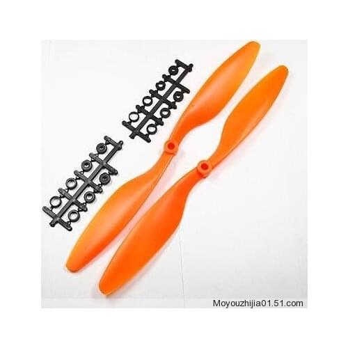 Forward & Reverse plastic Propeller set 1045 black red yellow green orange blue